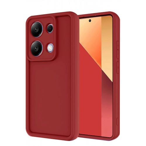 Newface Xiaomi Redmi Note 13 Pro 4G Kılıf Viera Silikon - Kırmızı Newface Xiaomi Redmi Note 13 Pro 4G Kılıf Viera Silikon - Kırmızı