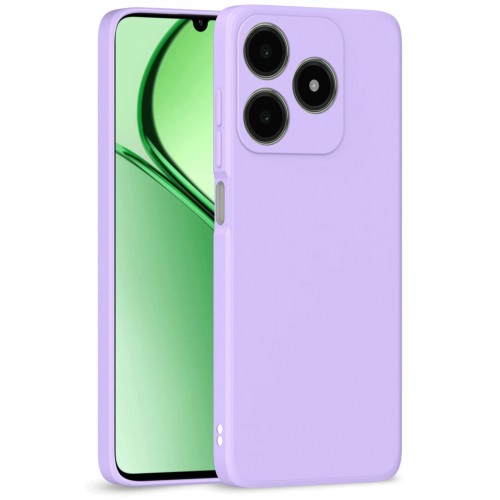 Newface Realme C63 Kılıf First Silikon - Lila Newface Realme C63 Kılıf First Silikon - Lila