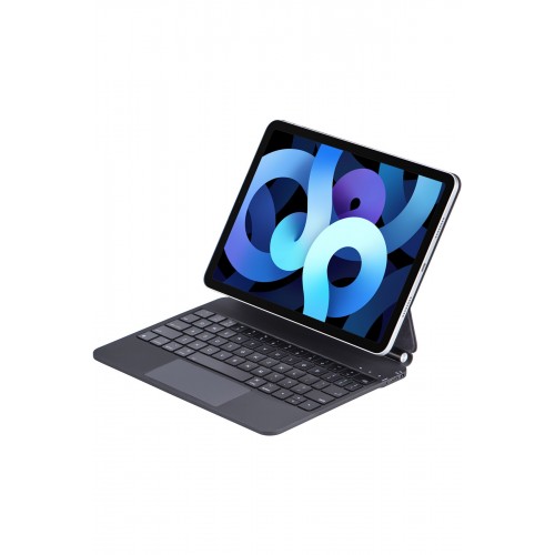 Newface iPad Pro 12.9 (2018) Kılıf X9 Magic Manyetik Klavyeli Tablet Kılıfı - Siyah