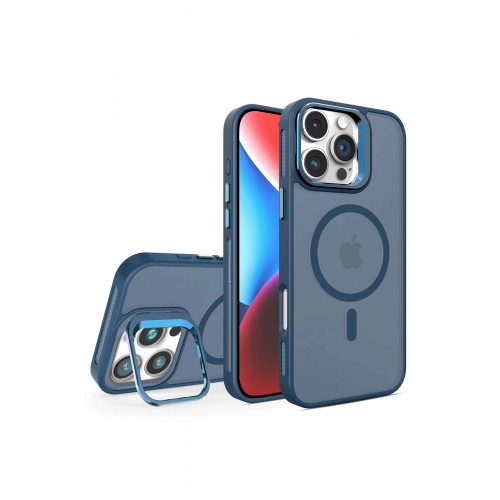 Joko iPhone 16 Pro Max Flet Lens Magsafe Kapak - Lacivert