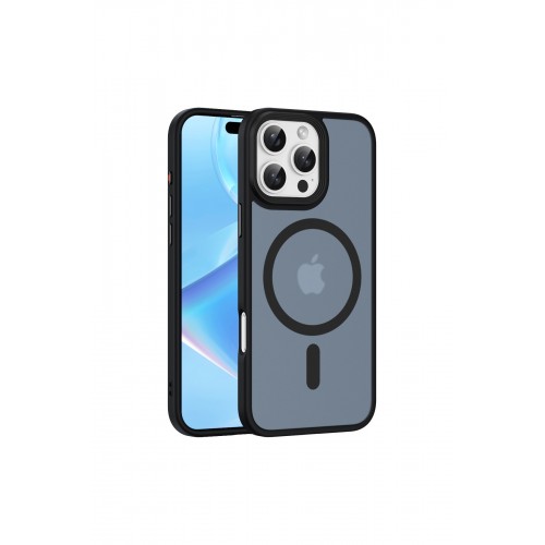 Newface iPhone 16 Pro Max Kılıf Trex Magneticsafe Kapak - Siyah Newface iPhone 16 Pro Max Kılıf Trex Magneticsafe Kapak - Siyah