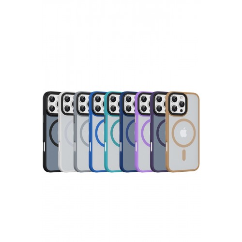 Newface iPhone 16 Pro Max Kılıf Trex Magneticsafe Kapak - Siyah Newface iPhone 16 Pro Max Kılıf Trex Magneticsafe Kapak - Siyah