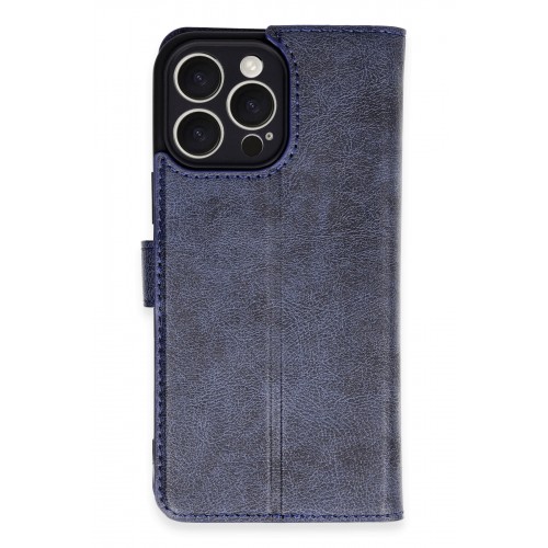 Newface iPhone 16 Pro Max Kılıf Trend S Plus Kapaklı Kılıf - Lacivert Newface iPhone 16 Pro Max Kılıf Trend S Plus Kapaklı Kılıf - Lacivert
