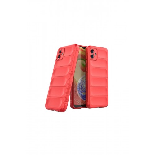 Newface Samsung Galaxy A06 Kılıf Optimum Silikon - Kırmızı Newface Samsung Galaxy A06 Kılıf Optimum Silikon - Kırmızı