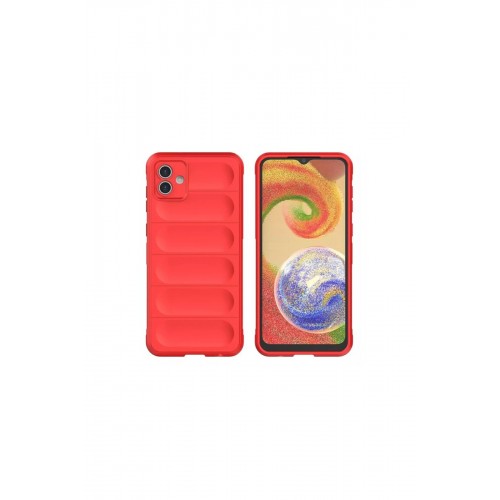 Newface Samsung Galaxy A06 Kılıf Optimum Silikon - Kırmızı Newface Samsung Galaxy A06 Kılıf Optimum Silikon - Kırmızı