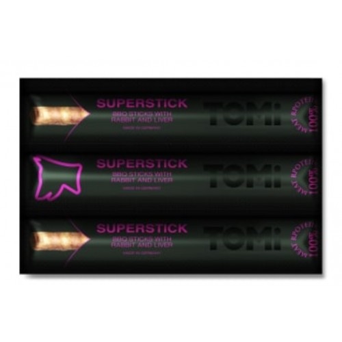 TOMI KÖPEK STICK TAVŞAN VE CIĞER BBQ 3LÜ 3 X 10 GR X 4 ADET TOMI KÖPEK STICK TAVŞAN VE CIĞER BBQ 3LÜ 3 X 10 GR X 4 ADET