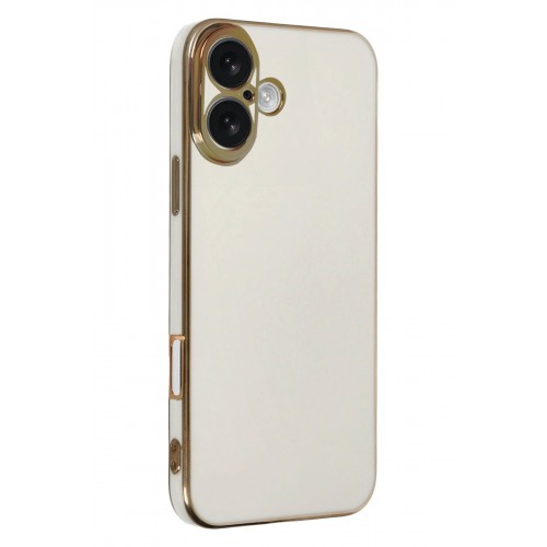Newface iPhone 16 Kılıf Volet Silikon - Beyaz Newface iPhone 16 Kılıf Volet Silikon - Beyaz
