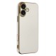 Newface iPhone 16 Kılıf Volet Silikon - Beyaz Newface iPhone 16 Kılıf Volet Silikon - Beyaz