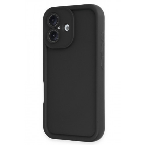 Newface iPhone 16 Kılıf Viera Silikon - Siyah Newface iPhone 16 Kılıf Viera Silikon - Siyah