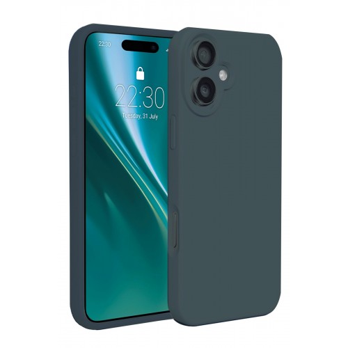 Newface iPhone 16 Kılıf First Silikon - Koyu Yeşil Newface iPhone 16 Kılıf First Silikon - Koyu Yeşil