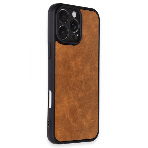 Newface iPhone 16 Pro Max Kılıf Aras Deri Kapak - Taba Newface iPhone 16 Pro Max Kılıf Aras Deri Kapak - Taba