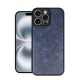 Newface iPhone 16 Pro Max Kılıf Aras Deri Kapak - Lacivert