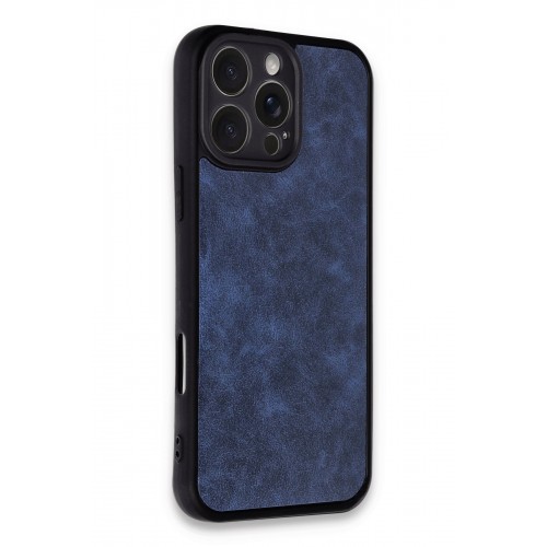 Newface iPhone 16 Pro Max Kılıf Aras Deri Kapak - Lacivert Newface iPhone 16 Pro Max Kılıf Aras Deri Kapak - Lacivert