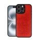 Newface iPhone 16 Pro Max Kılıf Aras Deri Kapak - Kırmızı
