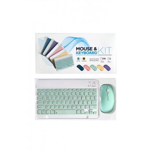 Newface KYB71 Kablosuz Klavye Mouse Set - Sarı Newface KYB71 Kablosuz Klavye Mouse Set - Sarı