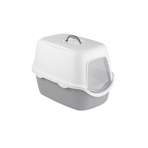 Stefanplast Cathy Beyaz/gri Kedi Tuvaleti 56x40x40cm Stefanplast Cathy Beyaz/gri Kedi Tuvaleti 56x40x40cm
