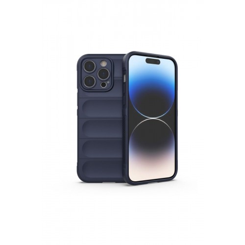 Newface iPhone 16 Pro Max Kılıf Optimum Silikon - Lacivert Newface iPhone 16 Pro Max Kılıf Optimum Silikon - Lacivert