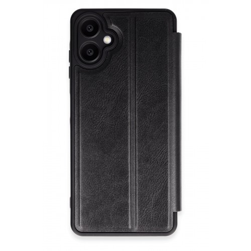 Newface Samsung Galaxy A06 Kılıf Flip Cover - Siyah