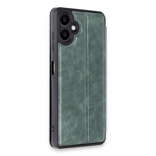 Newface Samsung Galaxy A06 Kılıf Flip Cover - Koyu Yeşil Newface Samsung Galaxy A06 Kılıf Flip Cover - Koyu Yeşil