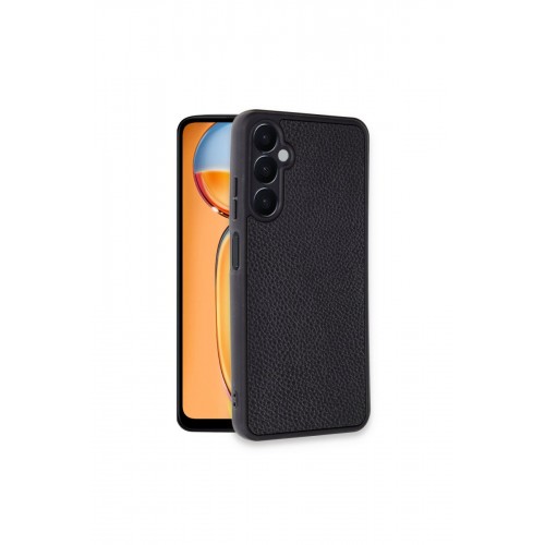 Newface Samsung Galaxy A16 5G Kılıf Aras Deri Kapak - Siyah Newface Samsung Galaxy A16 5G Kılıf Aras Deri Kapak - Siyah