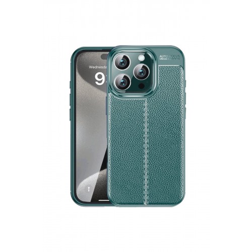 Newface iPhone 16 Pro Max Kılıf Auto Focus Kapak - Koyu Yeşil Newface iPhone 16 Pro Max Kılıf Auto Focus Kapak - Koyu Yeşil