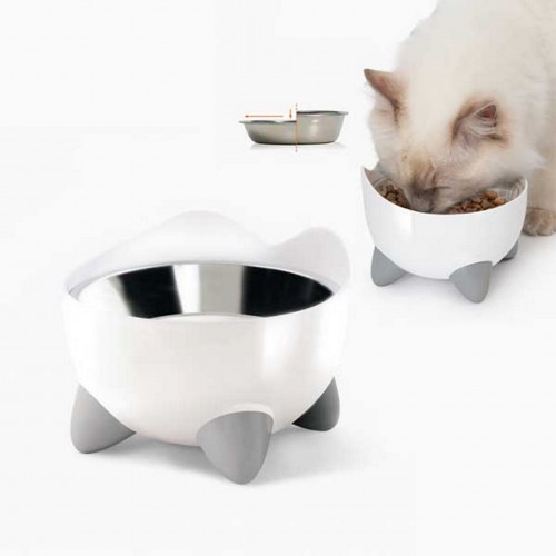 Catit Pixi Hazneli Çelik Mama Kabı Catit Pixi Hazneli Çelik Mama Kabı