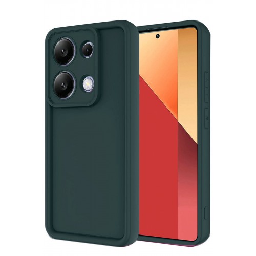Newface Xiaomi Redmi Note 13 Pro 4G Kılıf Viera Silikon - Koyu Yeşil Newface Xiaomi Redmi Note 13 Pro 4G Kılıf Viera Silikon - Koyu Yeşil