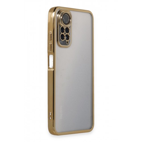 Newface Xiaomi Redmi Note 11 4G Kılıf Razer Lensli Silikon - Gold Newface Xiaomi Redmi Note 11 4G Kılıf Razer Lensli Silikon - Gold