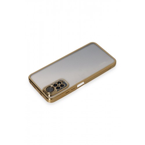 Newface Xiaomi Redmi Note 11 4G Kılıf Razer Lensli Silikon - Gold Newface Xiaomi Redmi Note 11 4G Kılıf Razer Lensli Silikon - Gold