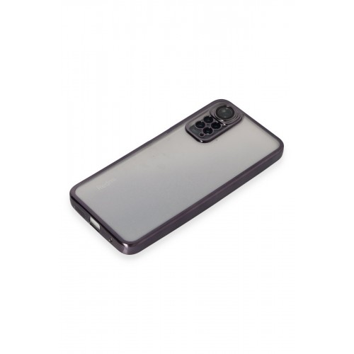 Newface Xiaomi Redmi Note 11 4G Kılıf Razer Lensli Silikon - Mor Newface Xiaomi Redmi Note 11 4G Kılıf Razer Lensli Silikon - Mor