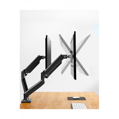 Newface MA04 İkili Monitör Standı - Siyah Newface MA04 İkili Monitör Standı - Siyah
