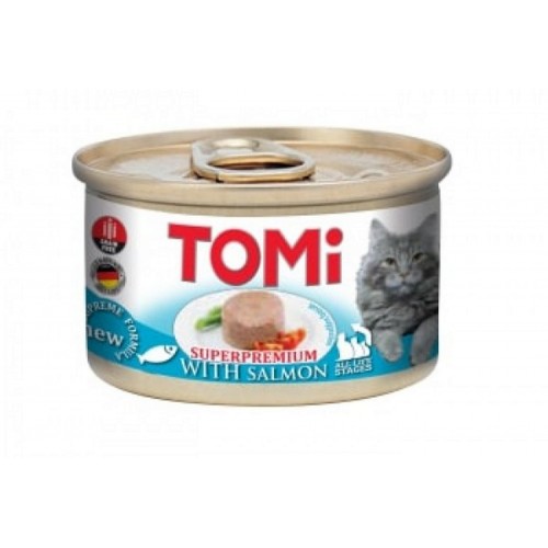 Tomi Kedi Somonlu Yaş Mama 85g Tomi Kedi Somonlu Yaş Mama 85g
