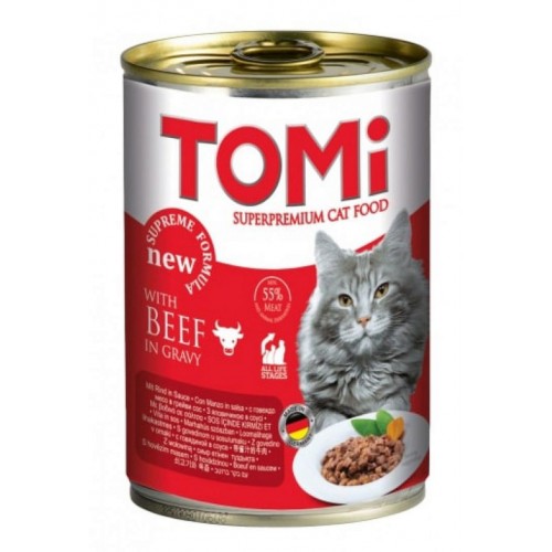 Tomi Kedi Dana Etli Yaş Mama 400g Tomi Kedi Dana Etli Yaş Mama 400g
