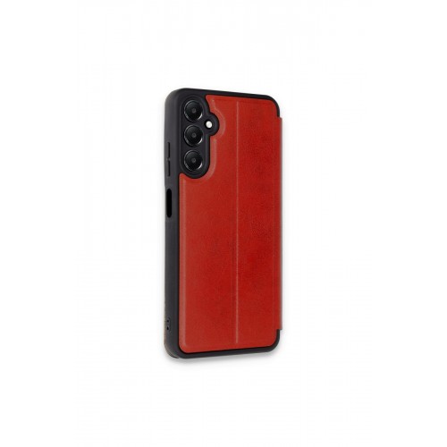 Newface Samsung Galaxy A16 5G Kılıf Flip Cover - Kırmızı Newface Samsung Galaxy A16 5G Kılıf Flip Cover - Kırmızı