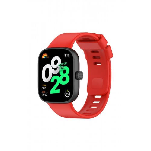 Newface Xiaomi Redmi Watch 4 Klasik Kordon - Kırmızı Newface Xiaomi Redmi Watch 4 Klasik Kordon - Kırmızı