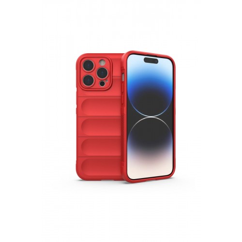 Newface iPhone 16 Pro Kılıf Optimum Silikon - Kırmızı Newface iPhone 16 Pro Kılıf Optimum Silikon - Kırmızı