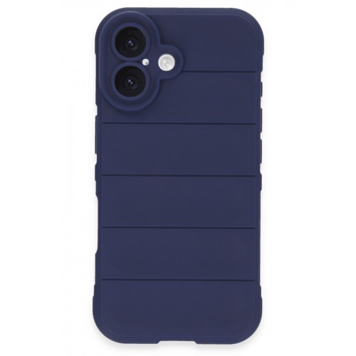 Newface iPhone 16 Kılıf Optimum Silikon - Lacivert Newface iPhone 16 Kılıf Optimum Silikon - Lacivert