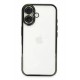 Newface iPhone 16 Kılıf Razer Lensli Silikon - Yeşil