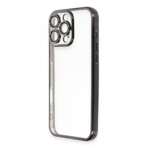Newface iPhone 16 Pro Kılıf Razer Lensli Silikon - Siyah Newface iPhone 16 Pro Kılıf Razer Lensli Silikon - Siyah