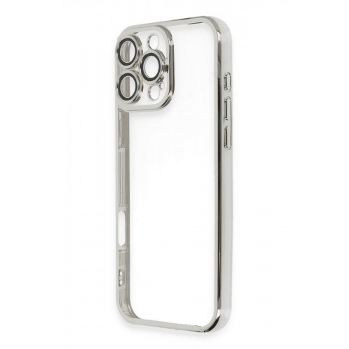 Newface iPhone 16 Pro Kılıf Razer Lensli Silikon - Gümüş Newface iPhone 16 Pro Kılıf Razer Lensli Silikon - Gümüş