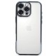Newface iPhone 16 Pro Kılıf Razer Lensli Silikon - Açık Mavi