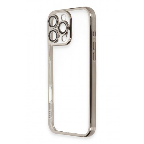 Newface iPhone 16 Pro Kılıf Razer Lensli Silikon - Titanyum Gri Newface iPhone 16 Pro Kılıf Razer Lensli Silikon - Titanyum Gri