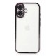 Newface iPhone 16 Plus Kılıf Razer Lensli Silikon - Mor