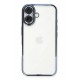 Newface iPhone 16 Plus Kılıf Razer Lensli Silikon - Açık Mavi