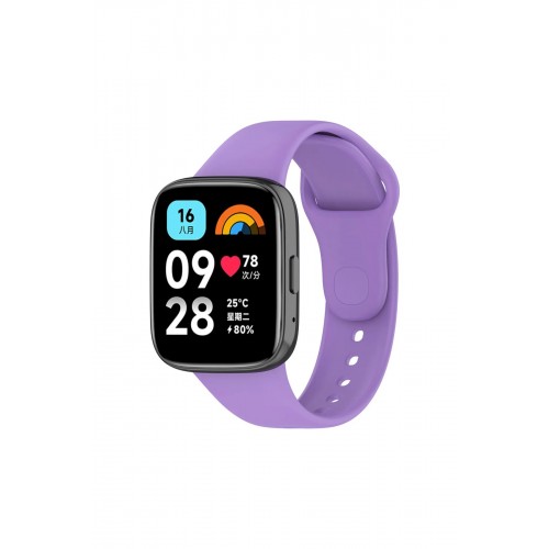 Newface Xiaomi Redmi Watch 3 Active Klasik Kordon - Lila Newface Xiaomi Redmi Watch 3 Active Klasik Kordon - Lila