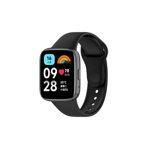 Newface Xiaomi Redmi Watch 3 Active Klasik Kordon - Siyah Newface Xiaomi Redmi Watch 3 Active Klasik Kordon - Siyah