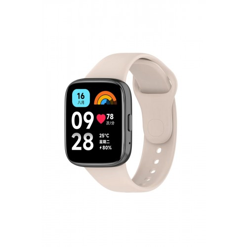 Newface Xiaomi Redmi Watch 3 Active Klasik Kordon - Krem