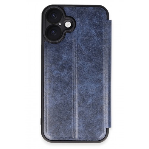 Newface iPhone 16 Plus Kılıf Flip Cover - Lacivert Newface iPhone 16 Plus Kılıf Flip Cover - Lacivert