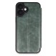 Newface iPhone 16 Plus Kılıf Flip Cover - Koyu Yeşil Newface iPhone 16 Plus Kılıf Flip Cover - Koyu Yeşil