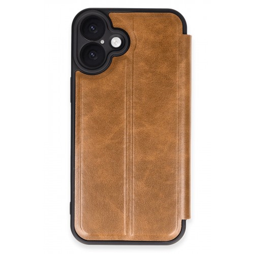 Newface iPhone 16 Plus Kılıf Flip Cover - Taba Newface iPhone 16 Plus Kılıf Flip Cover - Taba